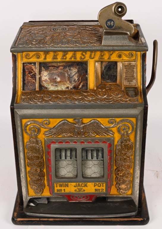 WATLING 5c TREASURY SLOT MACHINE (1 of 6)