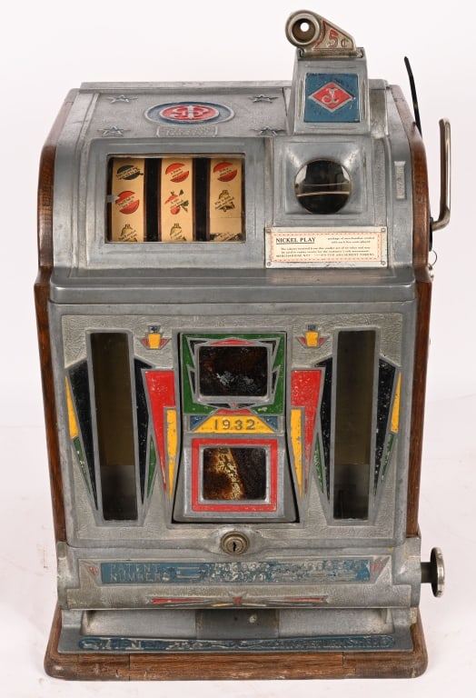 JENNINGS 5c VICTORIA SLOT MACHINE (1 of 7)