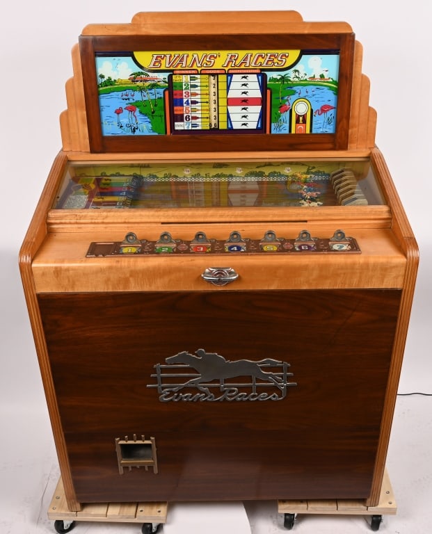 H.C. EVANS 5c HORSE RACE ARCADE GAME (1 of 11)