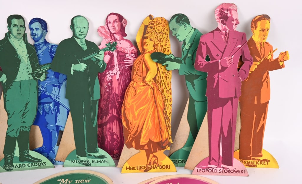 2- RARE VICTOR TALKING MACHINE STORE DISPLAYS - 16