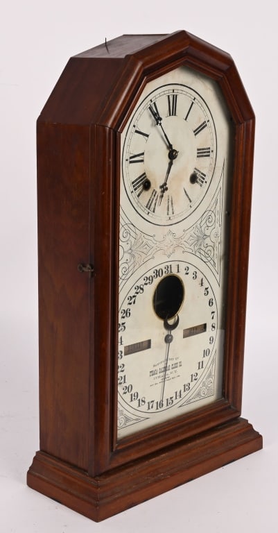 ITHACA NO. 11 CALENDAR CLOCK - 7