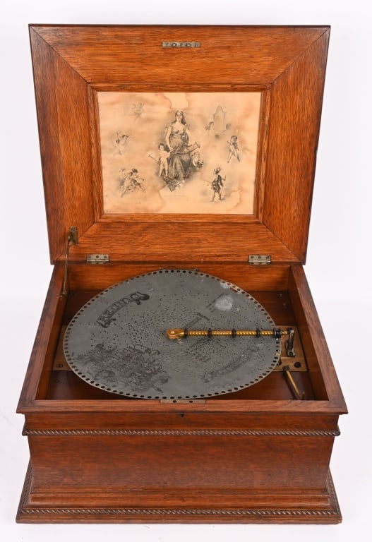 REGINA TABLE TOP DISC MUSIC BOX (1 of 5)