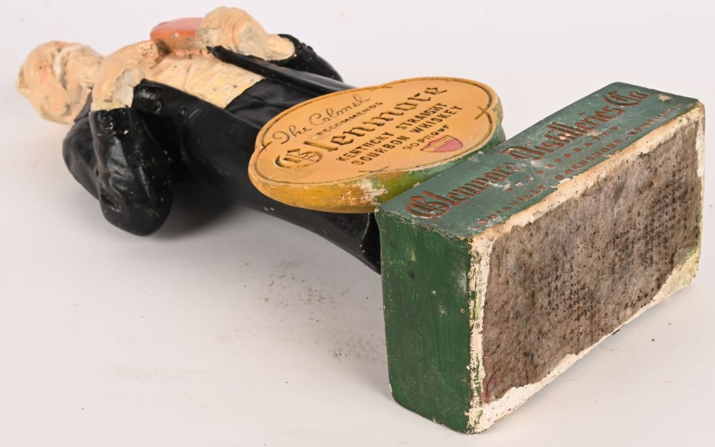 GLENMORE WHISKEY CHALKWARE COLONEL DISPLAY - 5