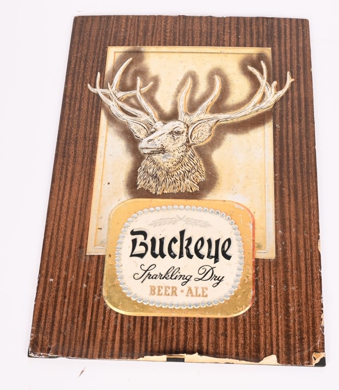 BUCKEYE BEER EMBOSOGRAF SIGN (1 of 5)