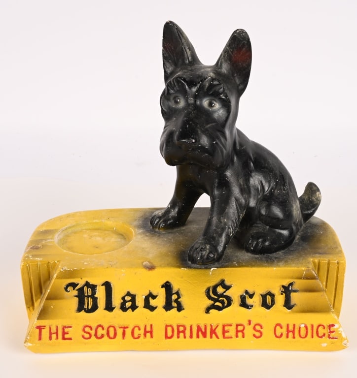 BLACK SCOT SCOTCH CHALKWARE BOTTLE DISPLAY (1 of 5)
