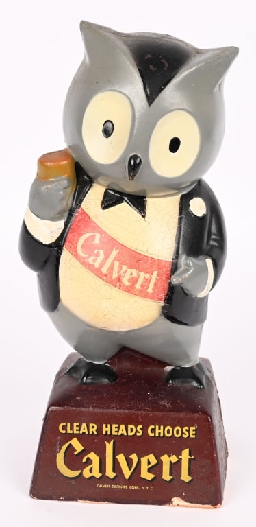 CALVERT WHISKEY OWL STATUE (1 of 5)