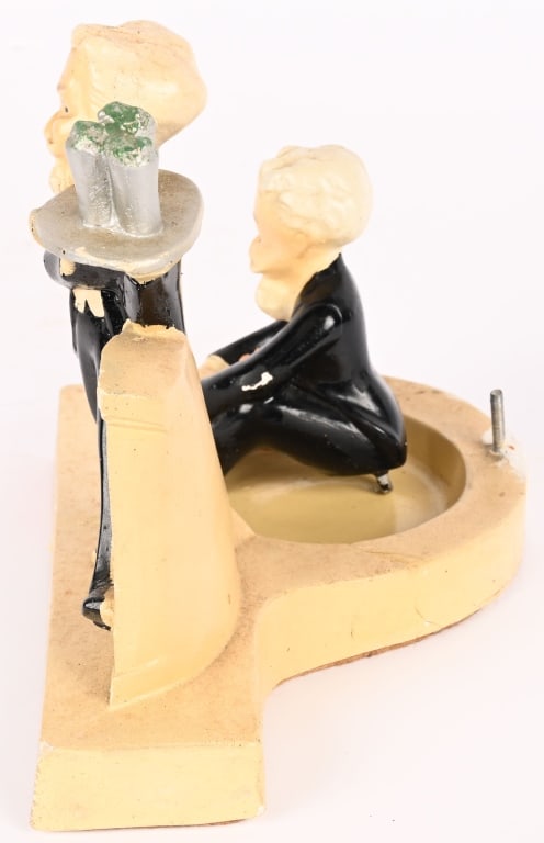 GLENMORE WHISKEY CHALKWARE BOTTLE DISPLAY - 2