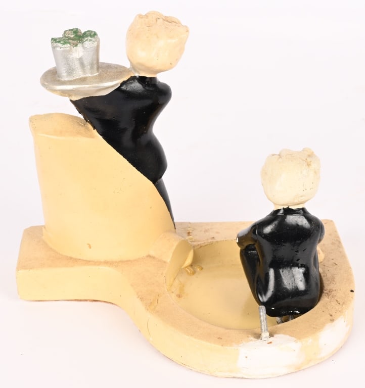 GLENMORE WHISKEY CHALKWARE BOTTLE DISPLAY - 3