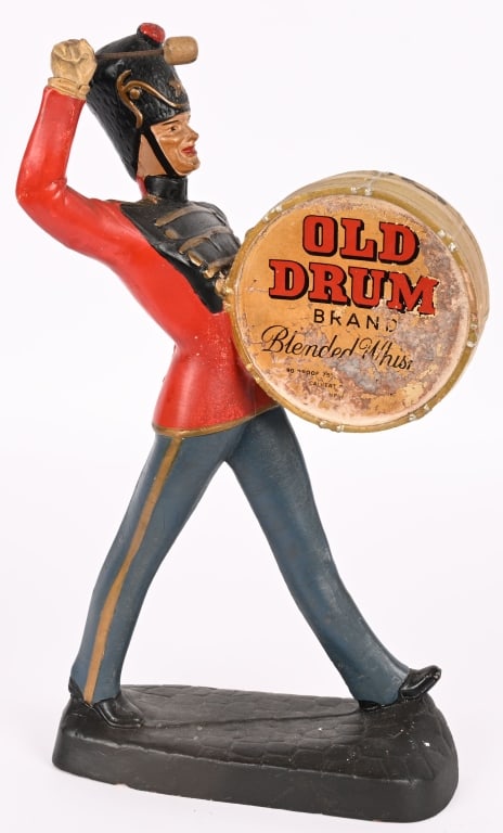 OLD DRUM WHISKEY ADVERTISING STATUE (1 of 6)