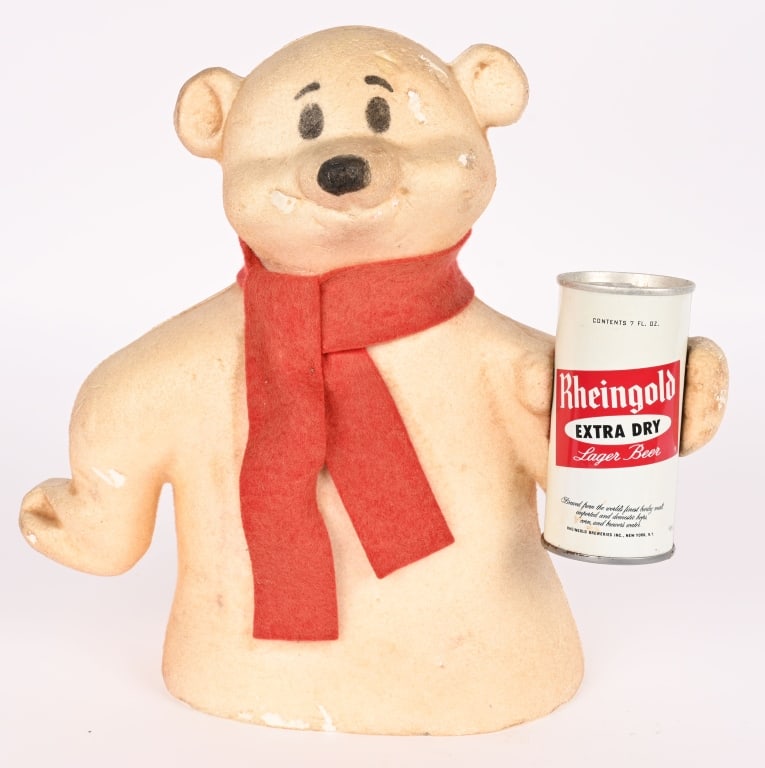 RHEINGOLD BEER POLAR BEAR ADVERTISING STATUE (1 of 5)