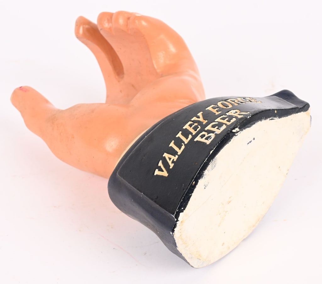VALLEY FORGE BEER CHALKWARE HAND - 5