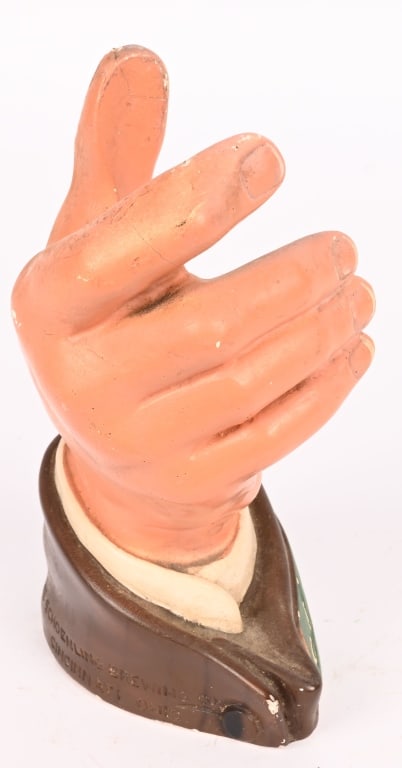 SCHOENLING BEER CHALKWARE HAND - 3