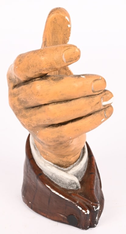 OERTELS '92 BEER CHALKWARE HAND - 3