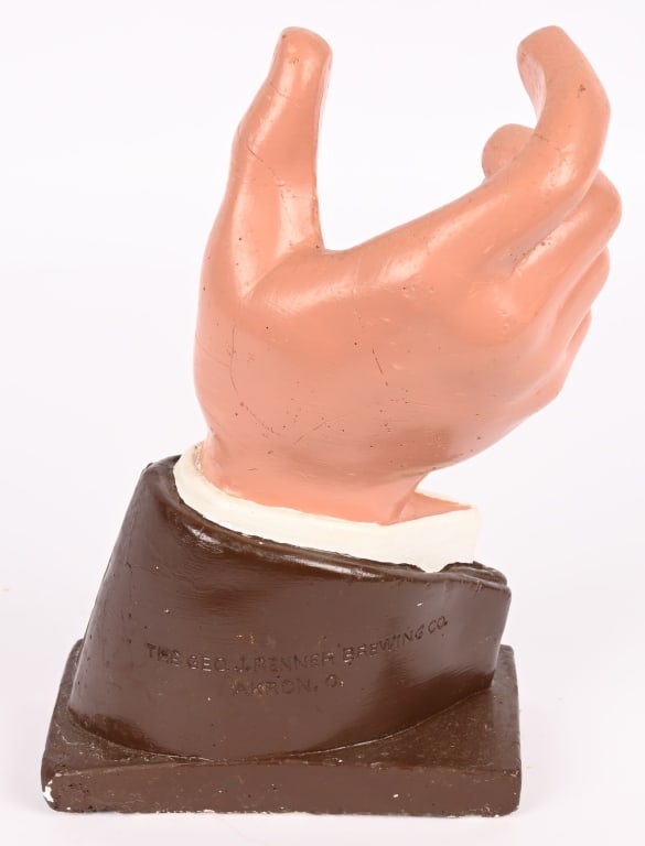 RENNER BREWING CHALKWARE HAND - 3