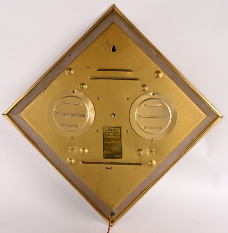 DUKE BEER LIGHTUP PAM CLOCK - 3