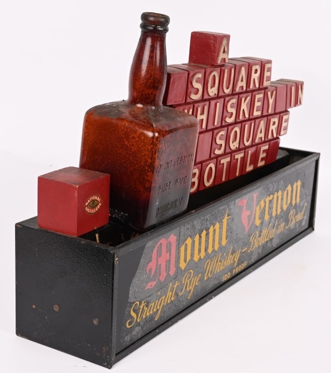 MOUNT VERNON WHISKEY LIGHTUP DISPLAY - 4