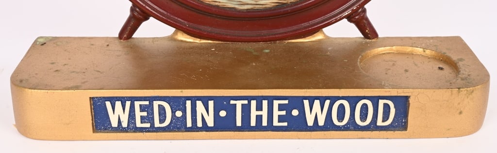 OLD THOMPSON WHISKEY CHALKWARE DISPLAY - 3