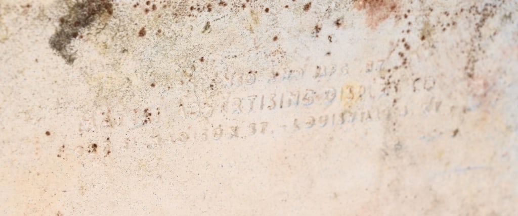OLD THOMPSON WHISKEY CHALKWARE DISPLAY - 6