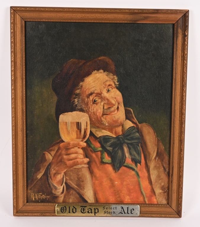 OLD TAP ALE ADVERTISING FRAMED PRINT (1 of 5)