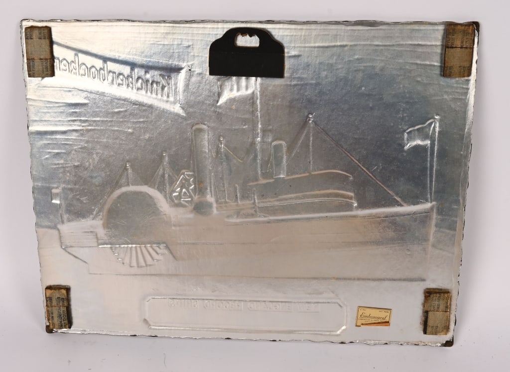 KNICKERBOCKER BEER LIGHTUP CLOCK & SHIP SIGN - 3