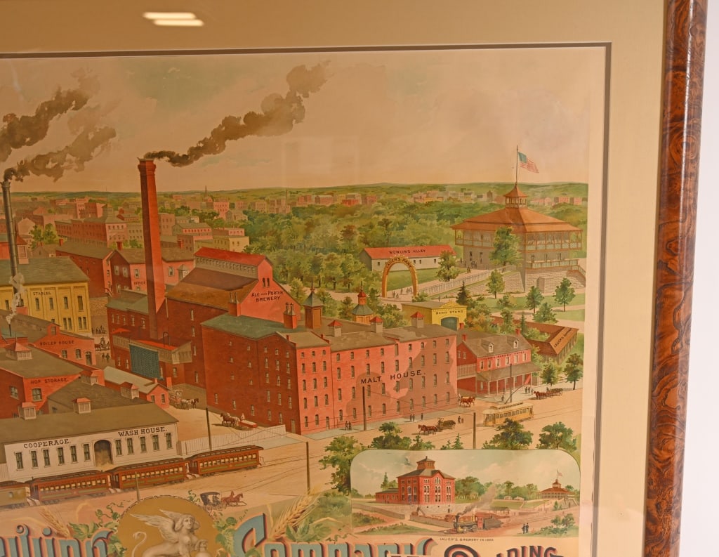 LAUER BREWING CO. LITHOGRAPH ADVERTISING - 4