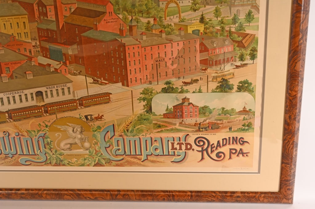 LAUER BREWING CO. LITHOGRAPH ADVERTISING - 5