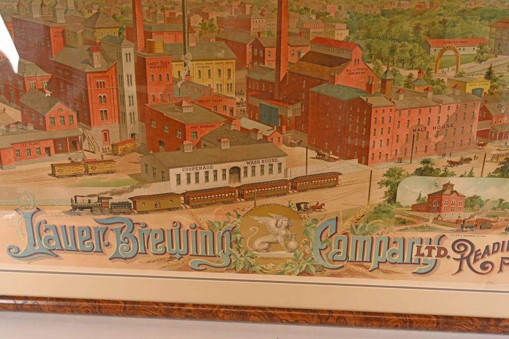 LAUER BREWING CO. LITHOGRAPH ADVERTISING - 6
