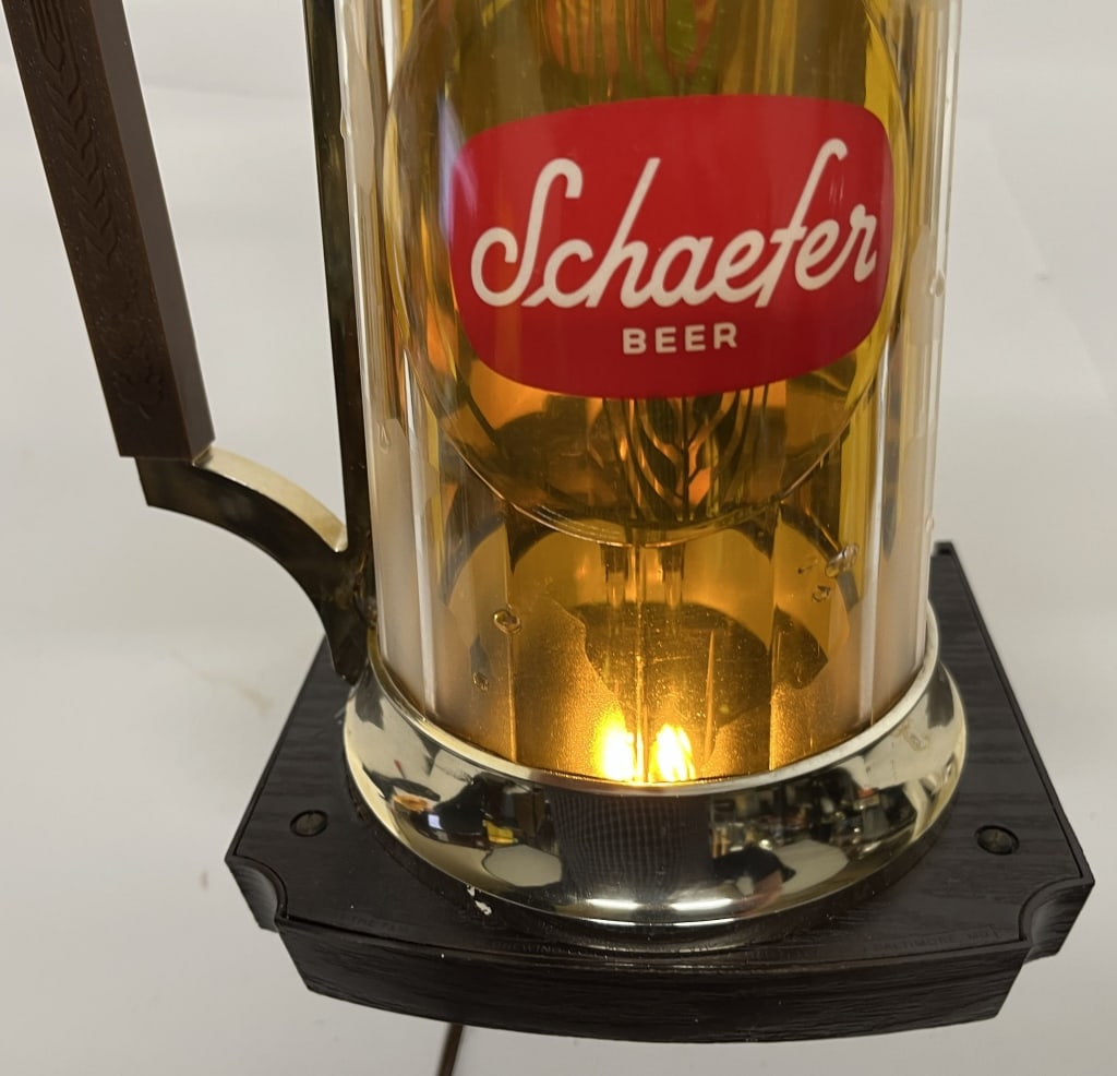 SCHAEFER BEER LIGHTUP BUBBLER MUG - 3