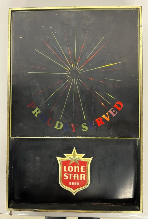LONE STAR BEER COLORFUL LIGHTUP SIGN (1 of 2)