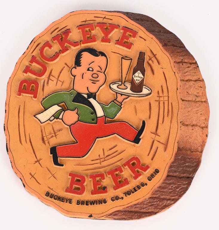 BUCKEYE BEER MASONITE SIGN (1 of 2)