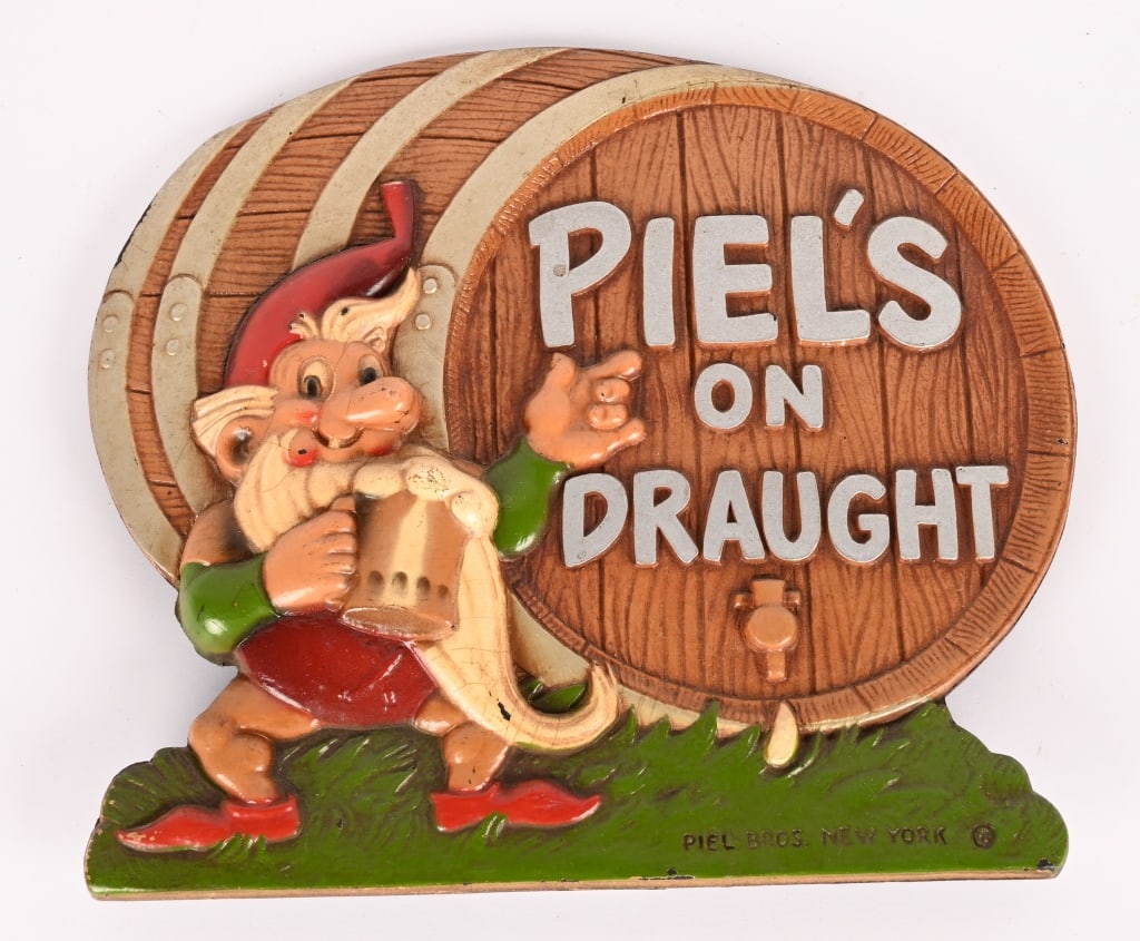 PIEL'S BEER MASONITE SIGN (1 of 2)
