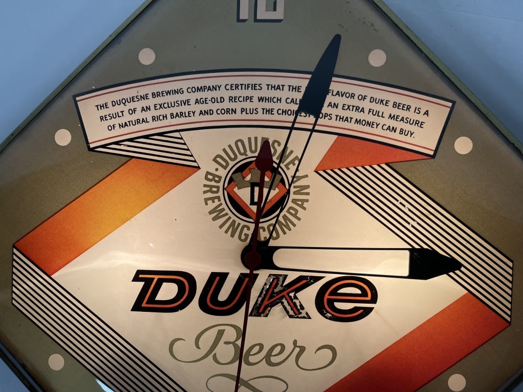 DUKE BEER PAM CLOCK - 2