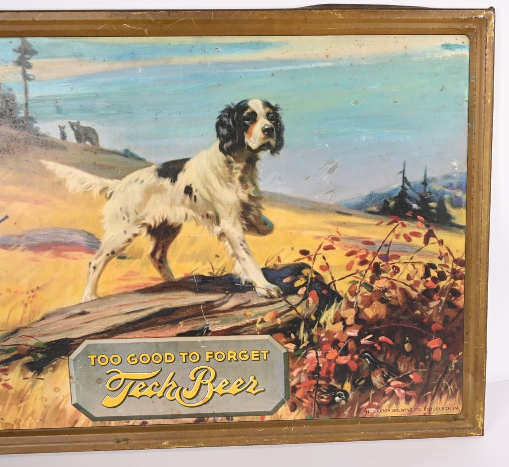 TECH BEER TIN SELF FRAMED SIGN - 3