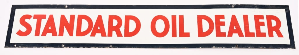 STANDARD OIL DEALER DSP PORCELAIN SIGN (1 of 6)
