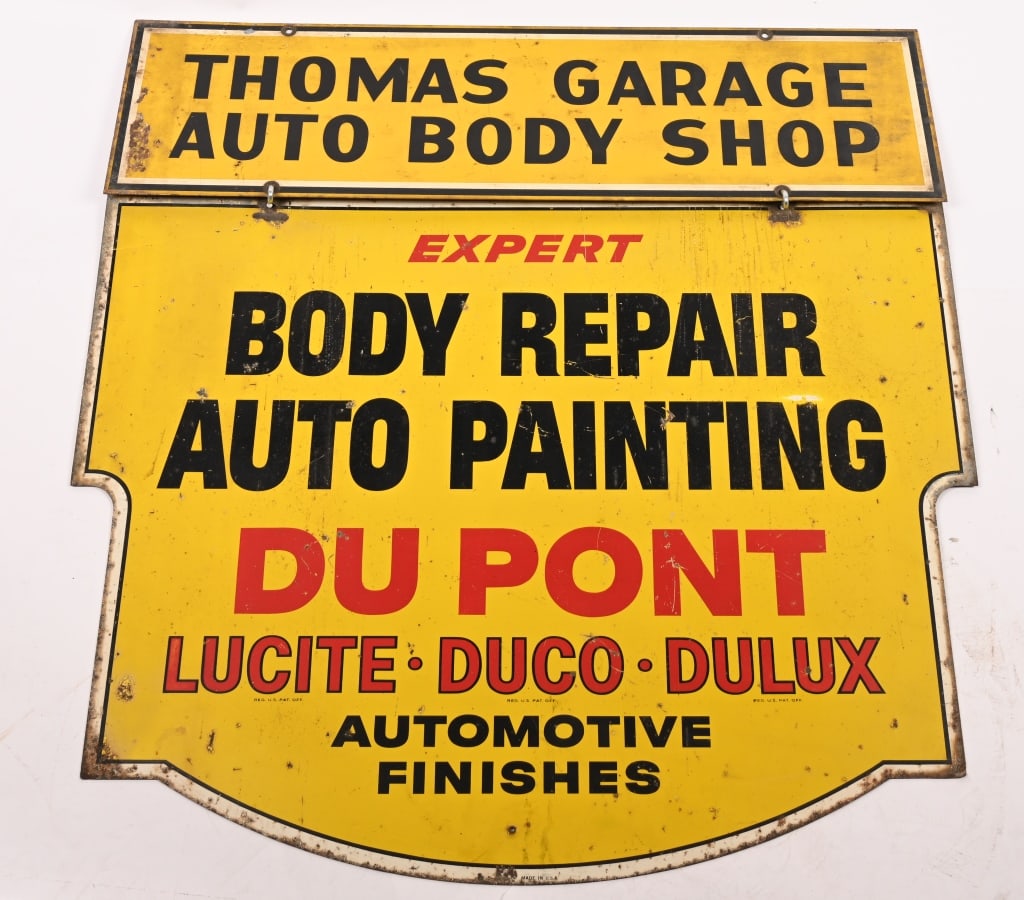 DUPONT BODY REPAIR & AUTO REPAIR DST SIGN (1 of 6)