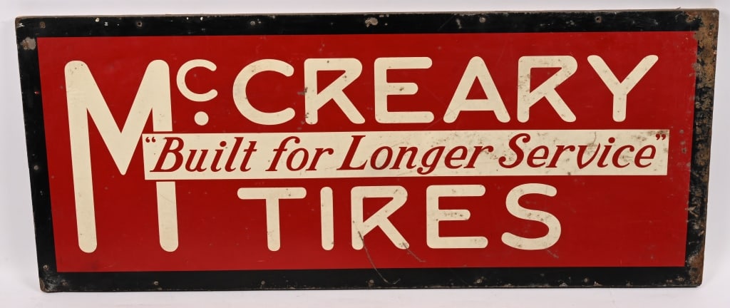 McCREARY TIRES TIN SIGN (1 of 4)