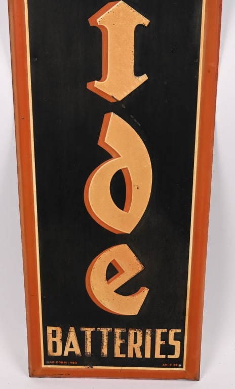 SUNOCO TIN & PLASTIC SIGN - 3