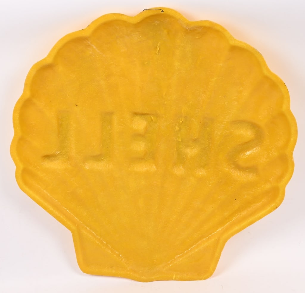 SHELL GASOLINE PLASTIC SIGN - 2