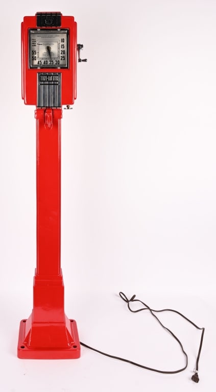 ECO TIRE METER: ECO Tire Meter. Professionally restored and lights up. 53" Excellent This is not a standard shippable item and will require 3rd party shipping or pickup arrangements to be made. Provenance: Rick