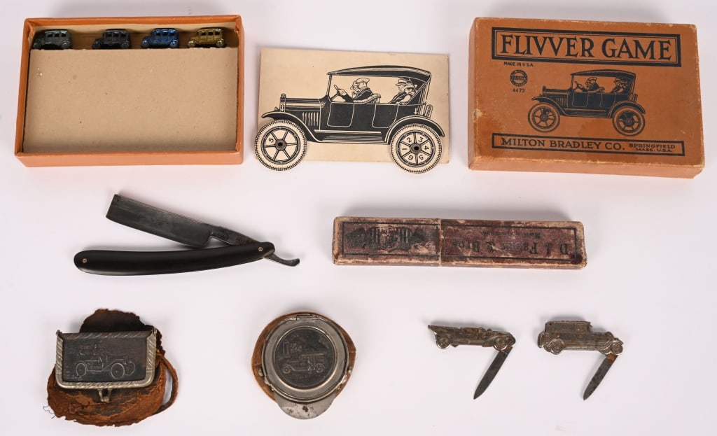 6- EARLY AUTOMOTIVE ITEMS, KNIVES, GAME & MORE (1 of 11)