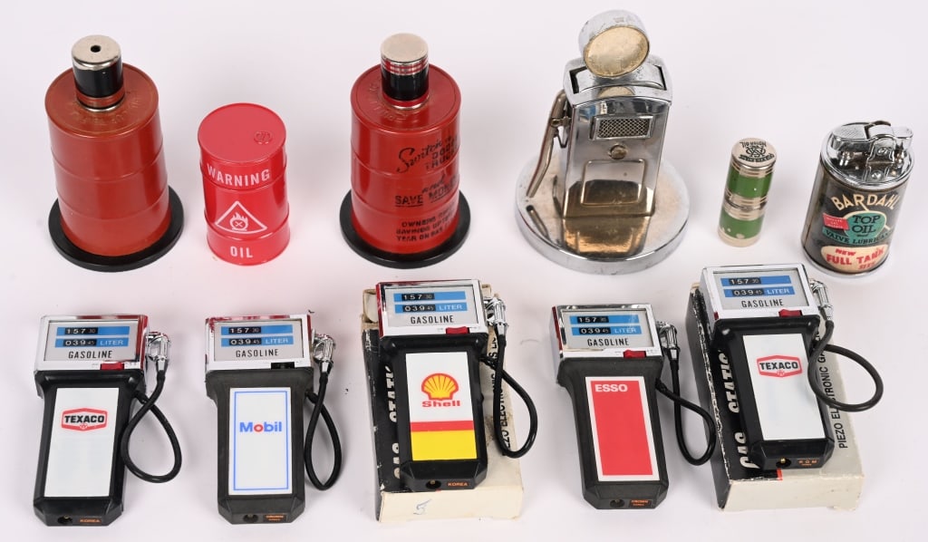 11- GAS & OIL RELATED LIGHTERS, GAS PUMPS & MORE (1 of 6)