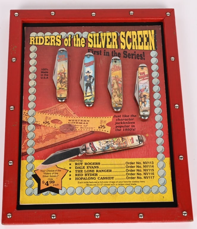 5- RIDERS OF THE SILVER SCREEN KNIFE DISPLAY (1 of 4)