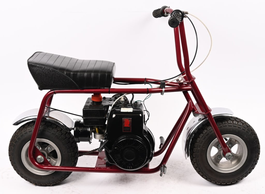 RUTTMAN MINI BIKE: Ruttman Mini Bike. Restored condition. Tscumshe Engine. Still has good compression. This collection of mini bikes have just come out of long term storage. They have been cleaned and checked for compre
