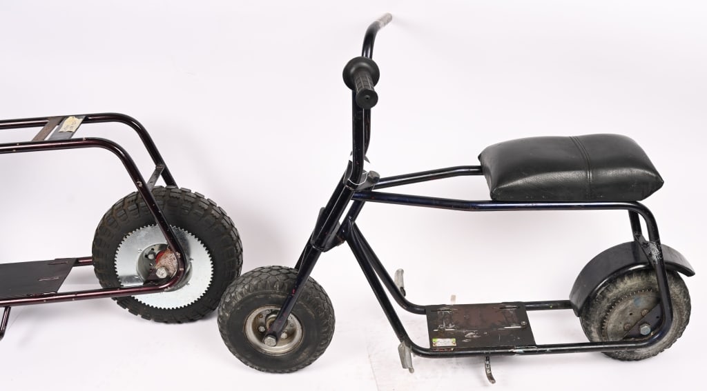 3- VINTAGE MINI BIKE ROLLING FRAMES - 2