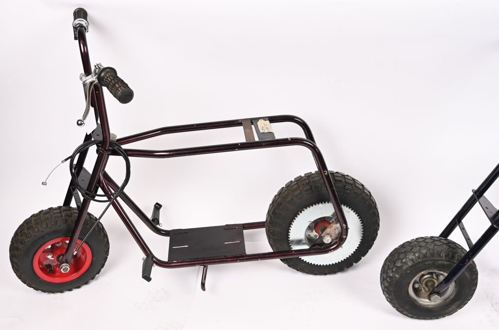 3- VINTAGE MINI BIKE ROLLING FRAMES - 3