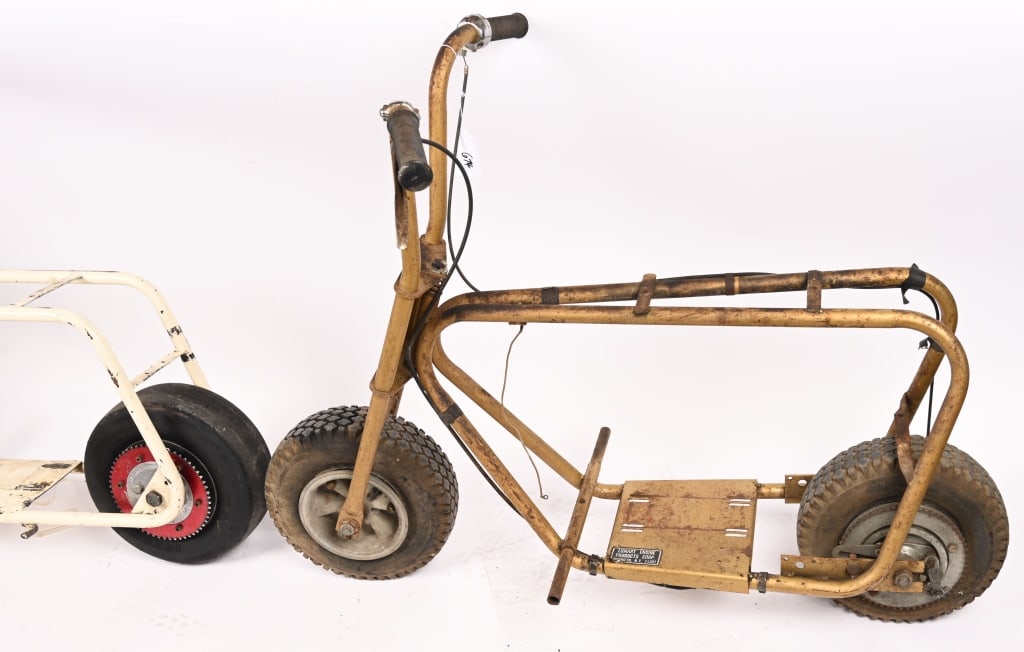 3- VINTAGE MINI BIKE ROLLING FRAMES - 2