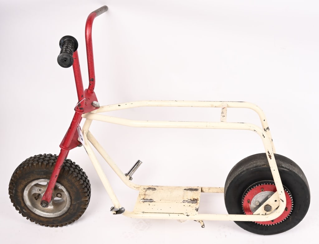 3- VINTAGE MINI BIKE ROLLING FRAMES - 5
