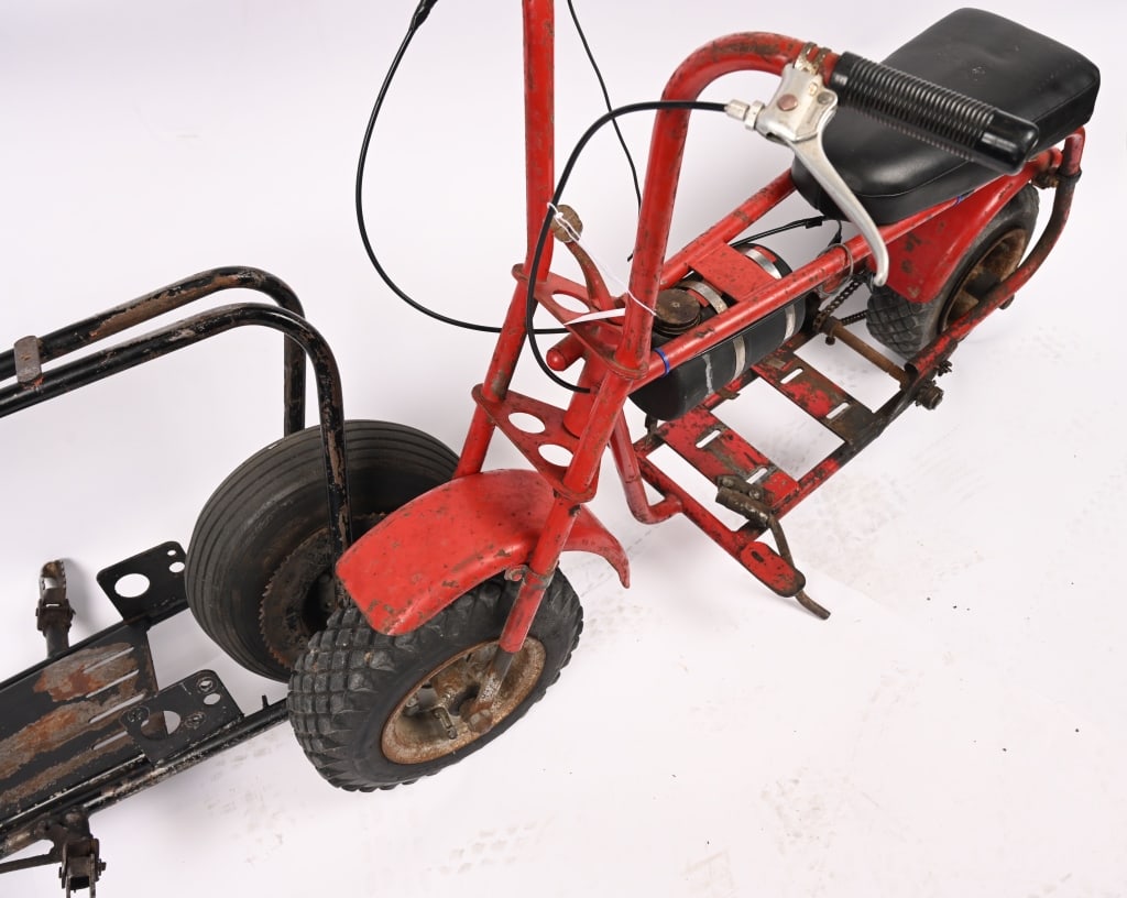 3- VINTAGE MINI BIKE ROLLING FRAMES - 3