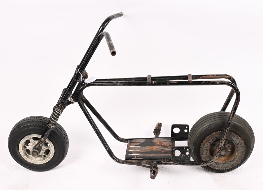 3- VINTAGE MINI BIKE ROLLING FRAMES - 4