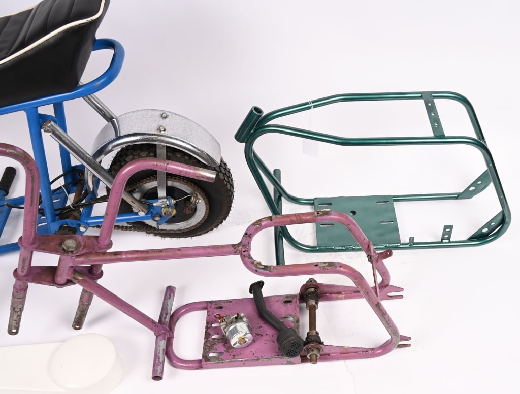 3- VINTAGE MINI BIKE FRAMES - 2